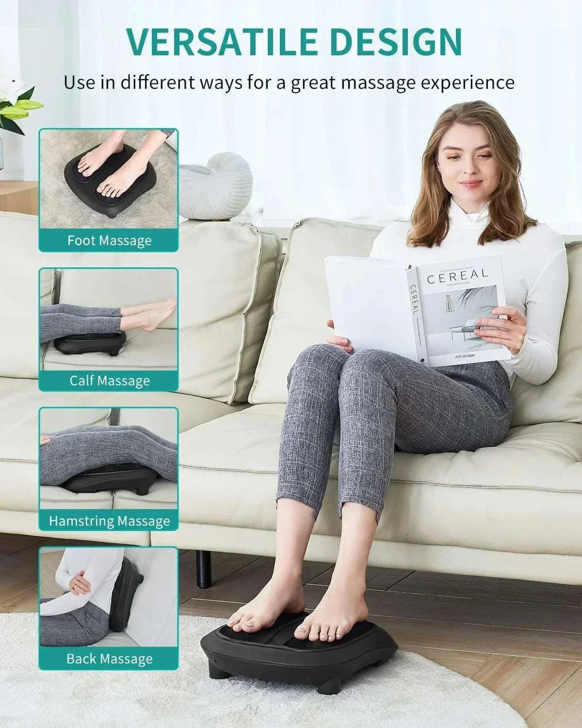 shiatsu deep knead foot massager