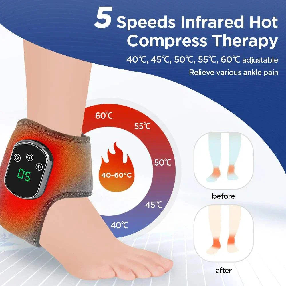 Infrared Heated Ankle Massager