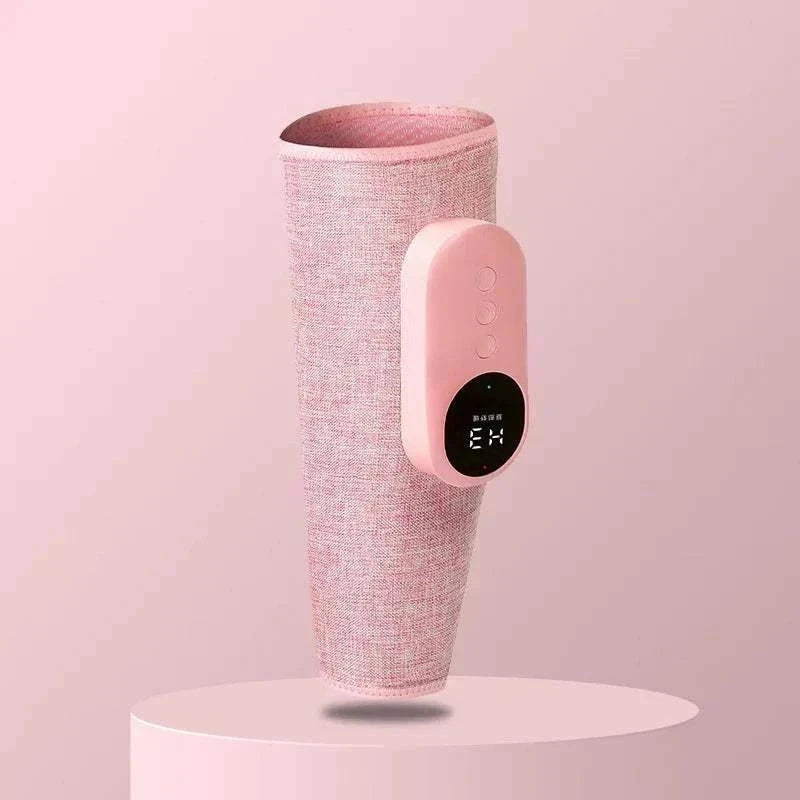 Wireless best electric leg massager with air compression and heating for calf muscle relaxation.