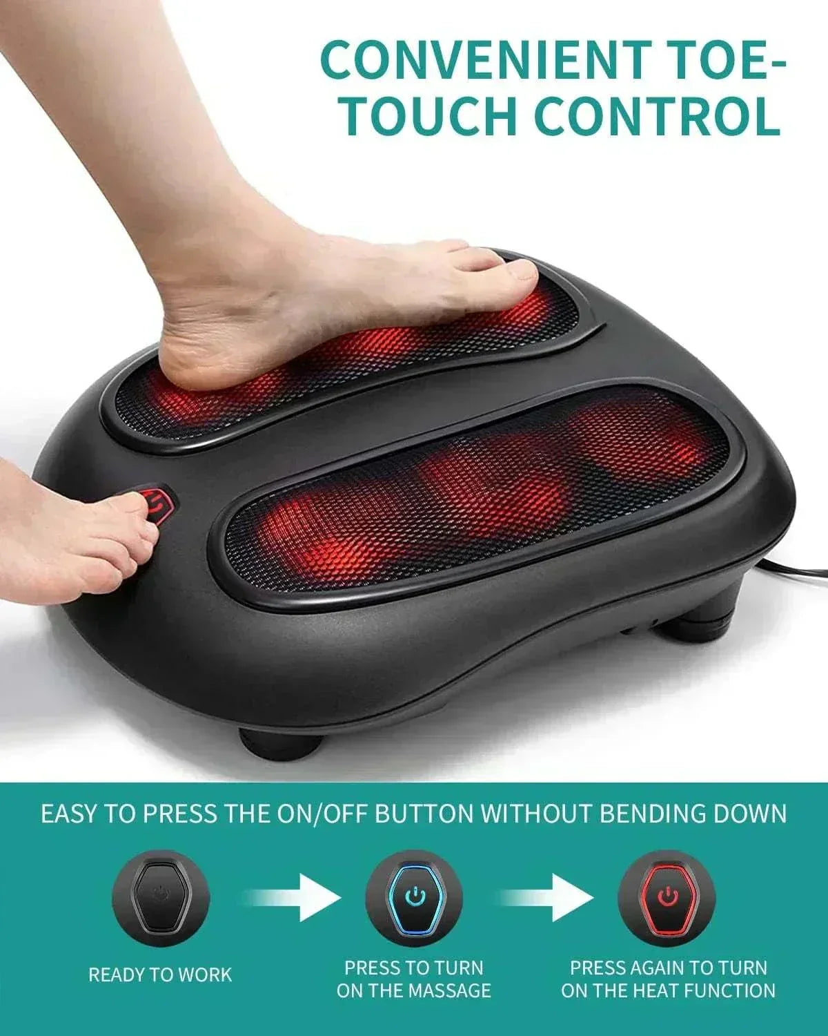 shiatsu deep knead foot massager