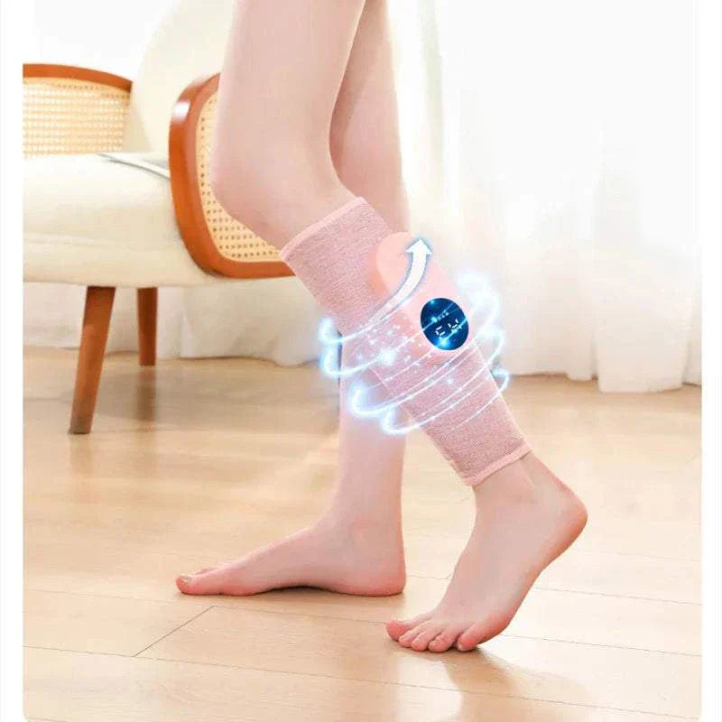 Best Electric leg massager with wireless air compression and heating for calf muscle relief.