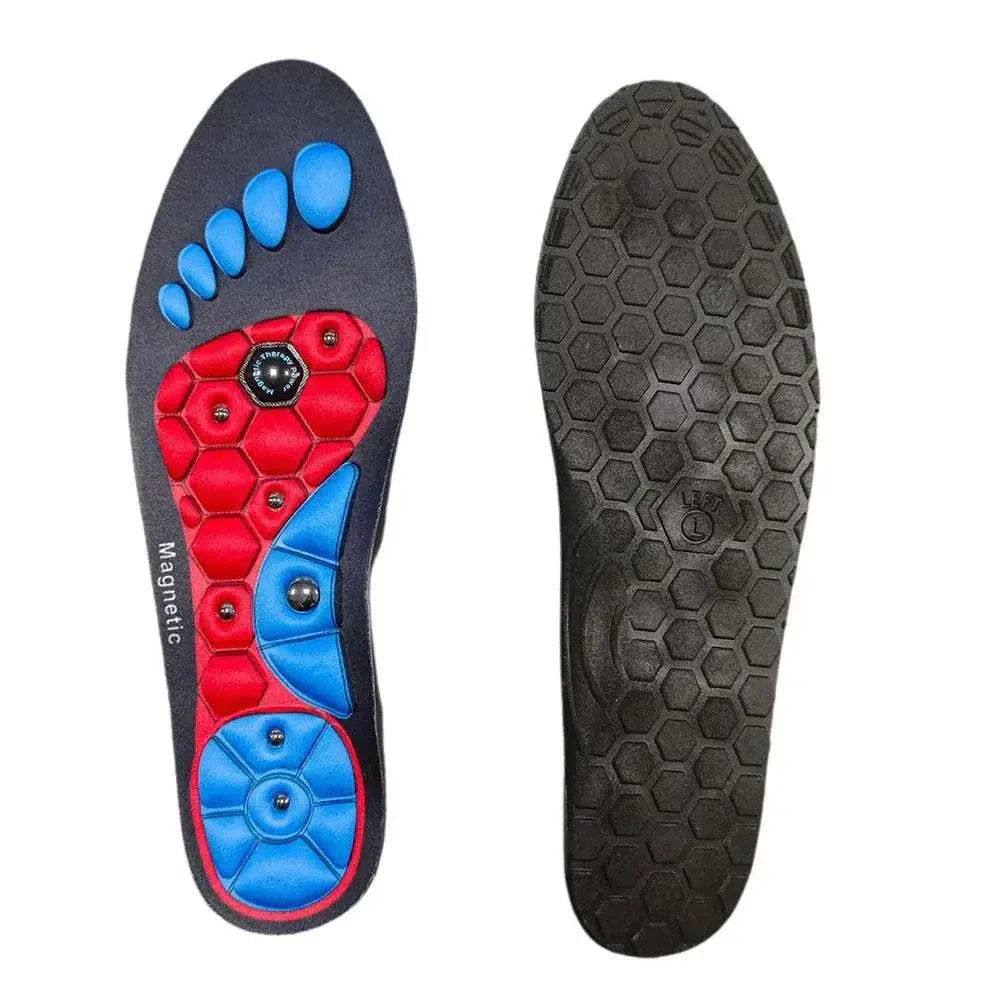 Acupressure insoles with magnetic massage technology for foot fatigue relief and improved circulation.