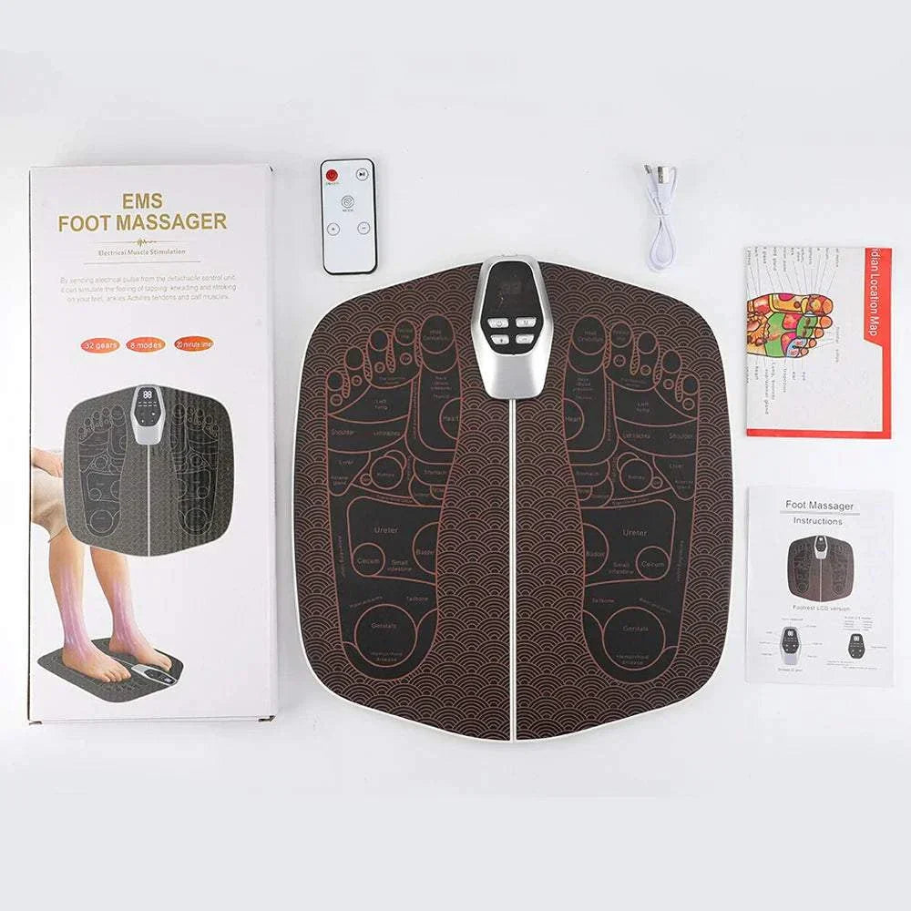 Electric EMS Foot Massager Pad 