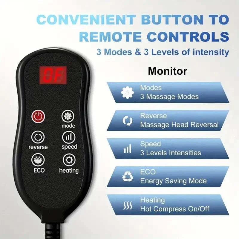 Extra big electric foot massager 