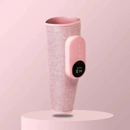 Wireless best electric leg massager with air compression and heating for calf muscle relaxation.